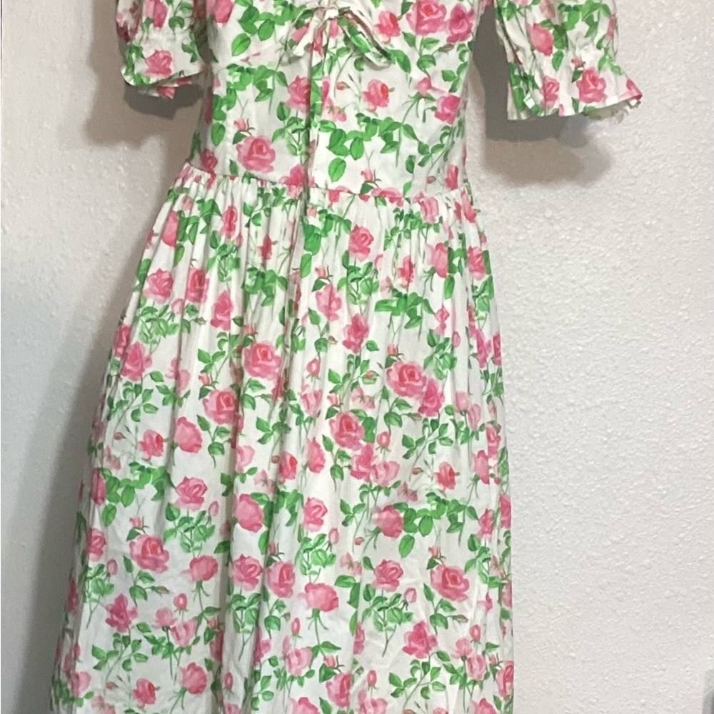 Hill House The Ophelia pink Rose dress size XL - Picture 7 of 11